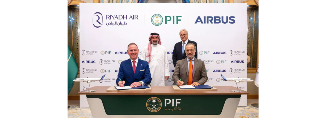 طيران الرياض يطلب 60 طائرة من الجيل الجديد لشركة إيرباص من طراز A321 ، مما يعزز نمو شبكة الوجهات حول العالم تحضيرا للانطلاق التشغيلي الفعلي في 2025